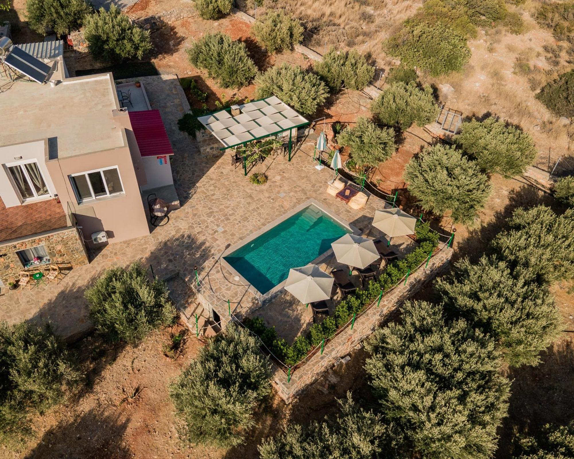 Villa Aktis With Freshwater Pool And Sea View Sissi Екстериор снимка