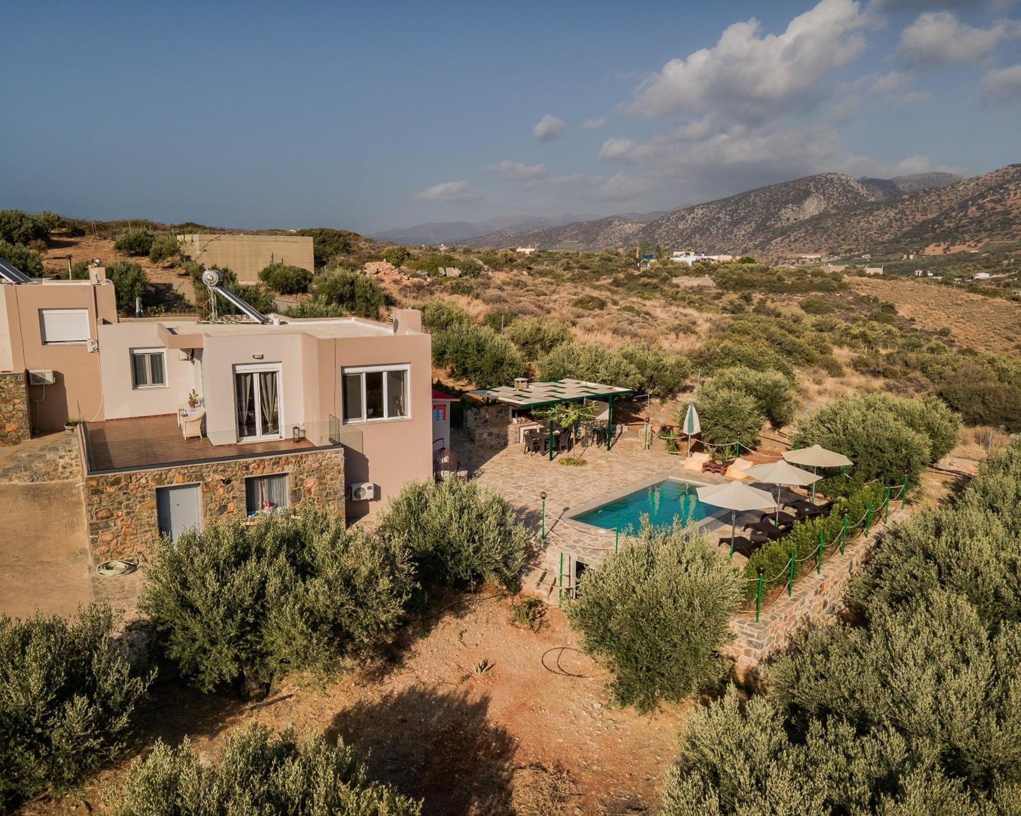 Villa Aktis With Freshwater Pool And Sea View Sissi Екстериор снимка