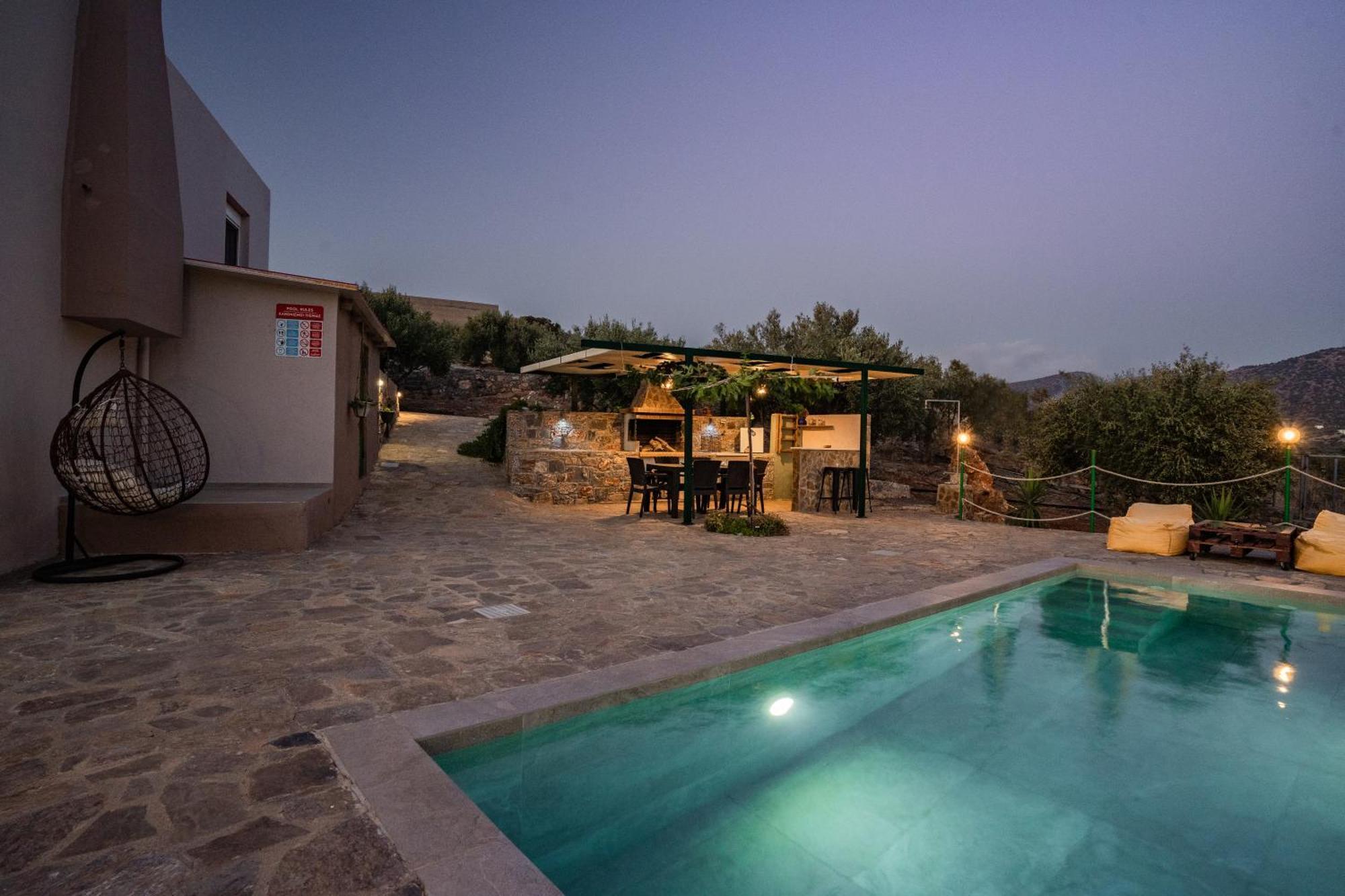 Villa Aktis With Freshwater Pool And Sea View Sissi Екстериор снимка